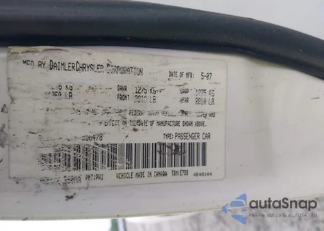 2007 Dodge Charger z USA, uszkodzony, nr VIN 2B3KA43G57H836478